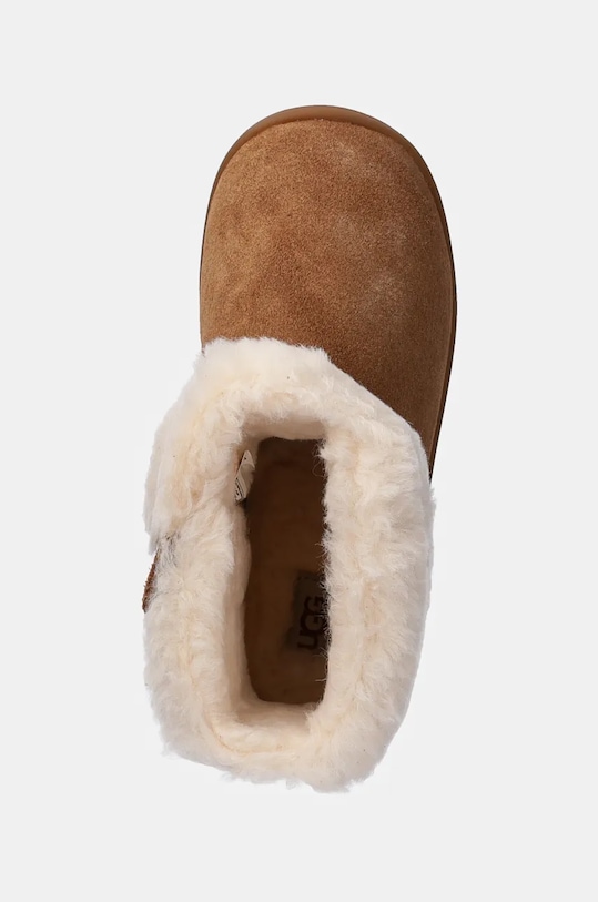 Детские замшевые зимние сапожки SAMMEE Ugg, коричневый — фото 4