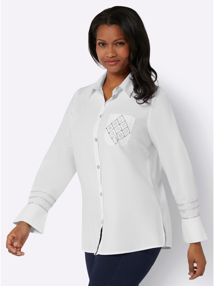 

Блузка с длинными рукавами цвета экрю WITT WEIDEN