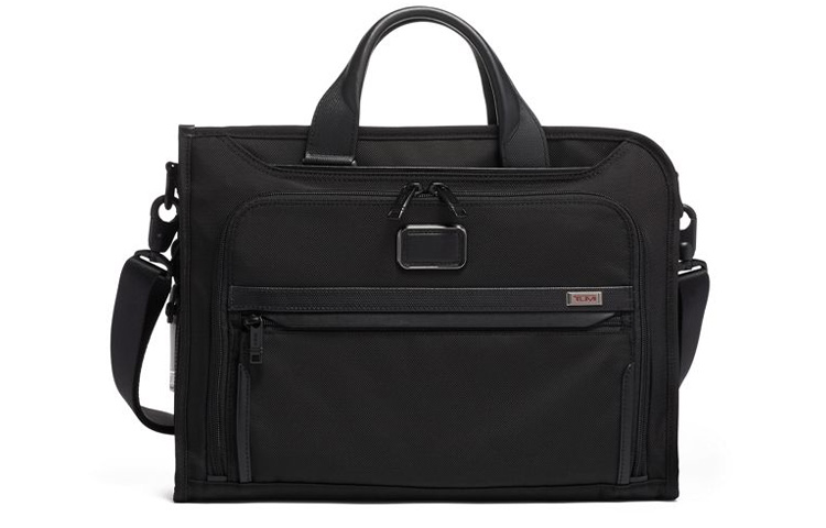 

TUMI Альфа 3 нейлоновая сумка для ноутбука через плечо мужская черная