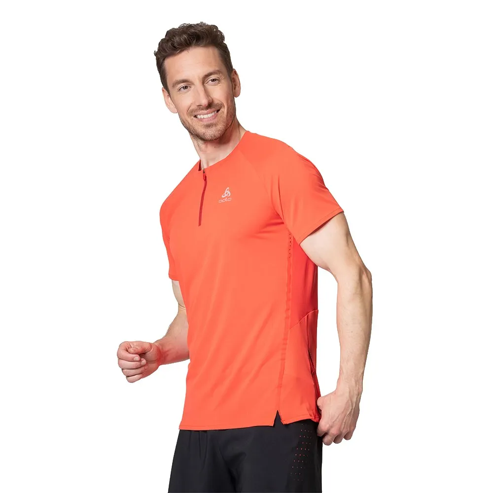 

Футболка с коротким рукавом Odlo X-Alp Trail half zip, оранжевый