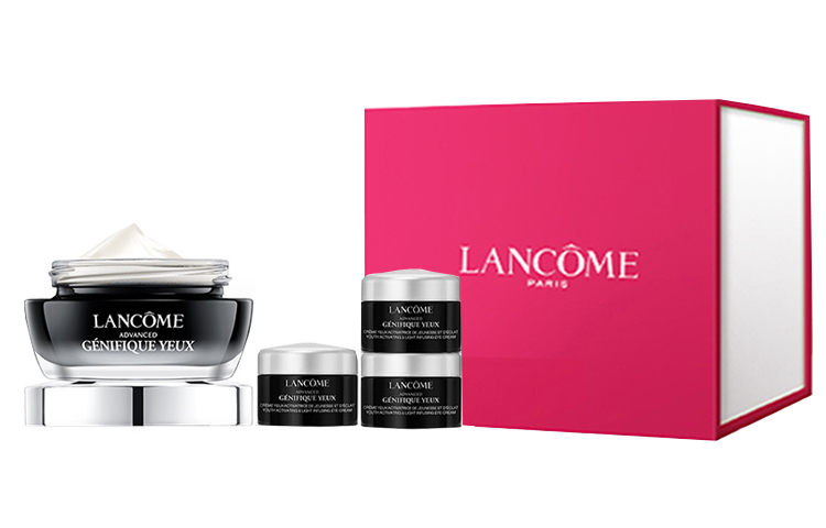 

Lankou крем для сияния вокруг глаз любимый набор для ухода за кожей уменьшение морщин увлажнение восстановление 15мл+5мл х 3+подарочная упаковка LANCOME