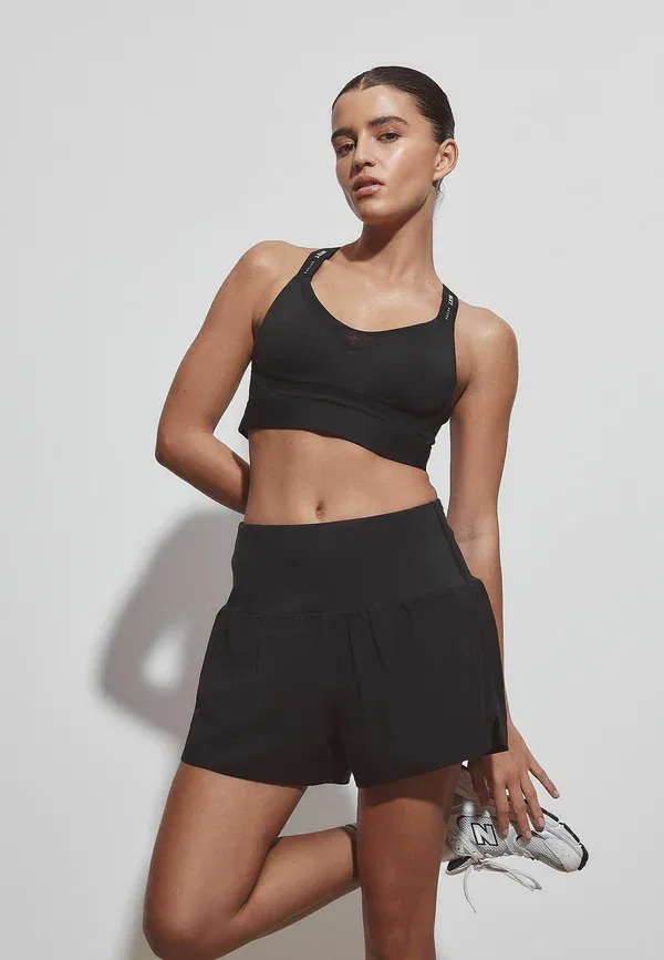 Шорты для бега Regular fit с мягким поясом, Next, черный