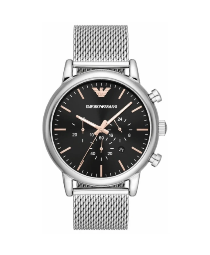 

Мужские часы из нержавеющей стали . Emporio Armani, серый