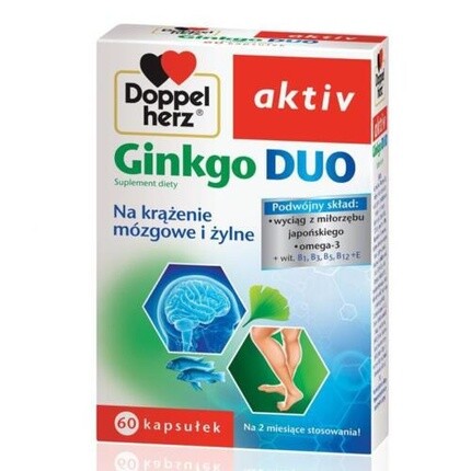 

Доппельгерц Актив Гинкго Дуо 60 капсул, Queisser Pharma