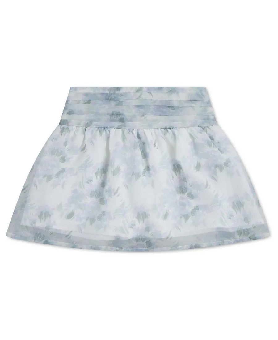 Шорты-юбка Emerson из органзы для девочек Abercrombie kids, Jet Stream