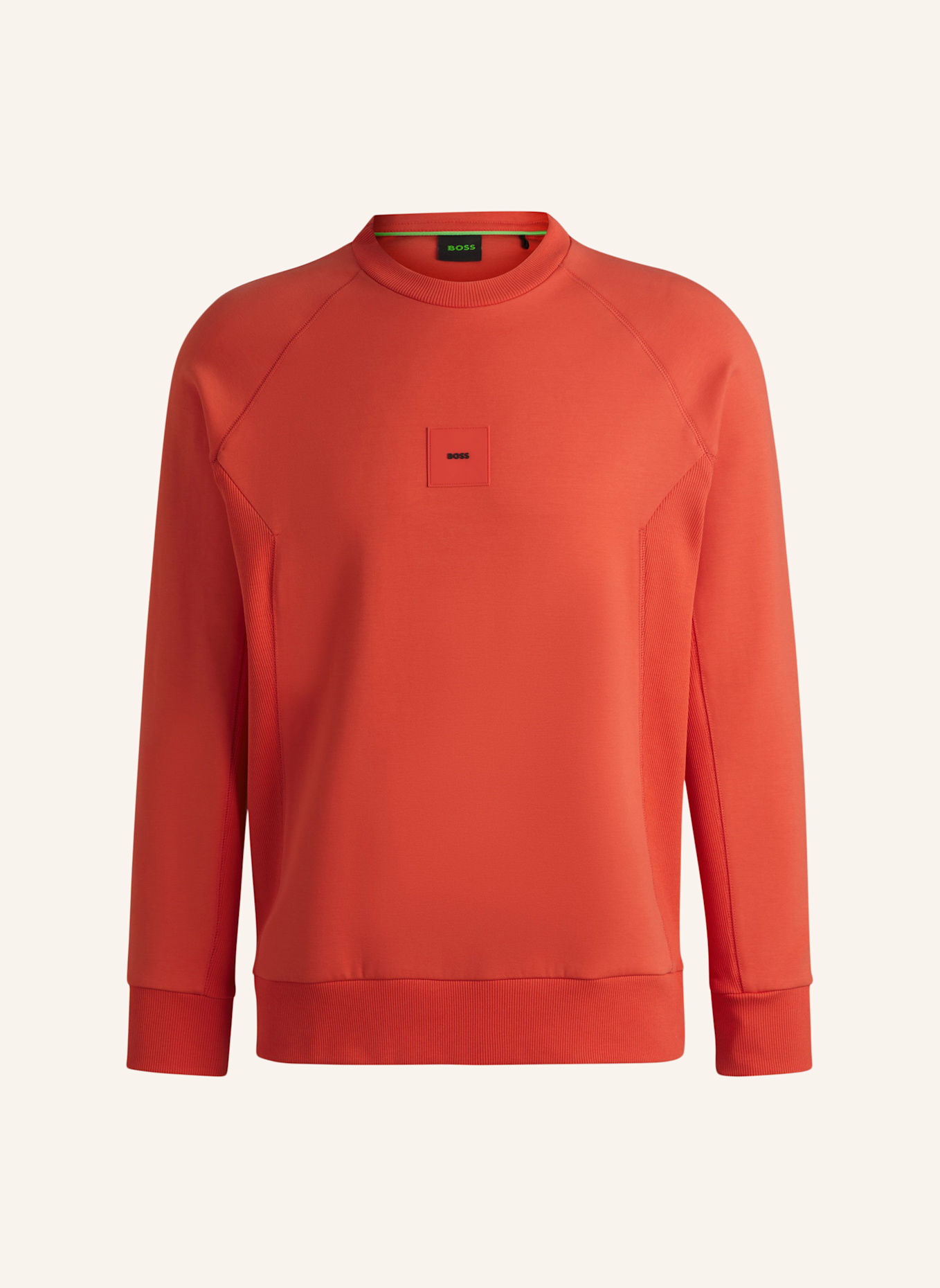 

Толстовка salbo rib regular fit Boss, красный