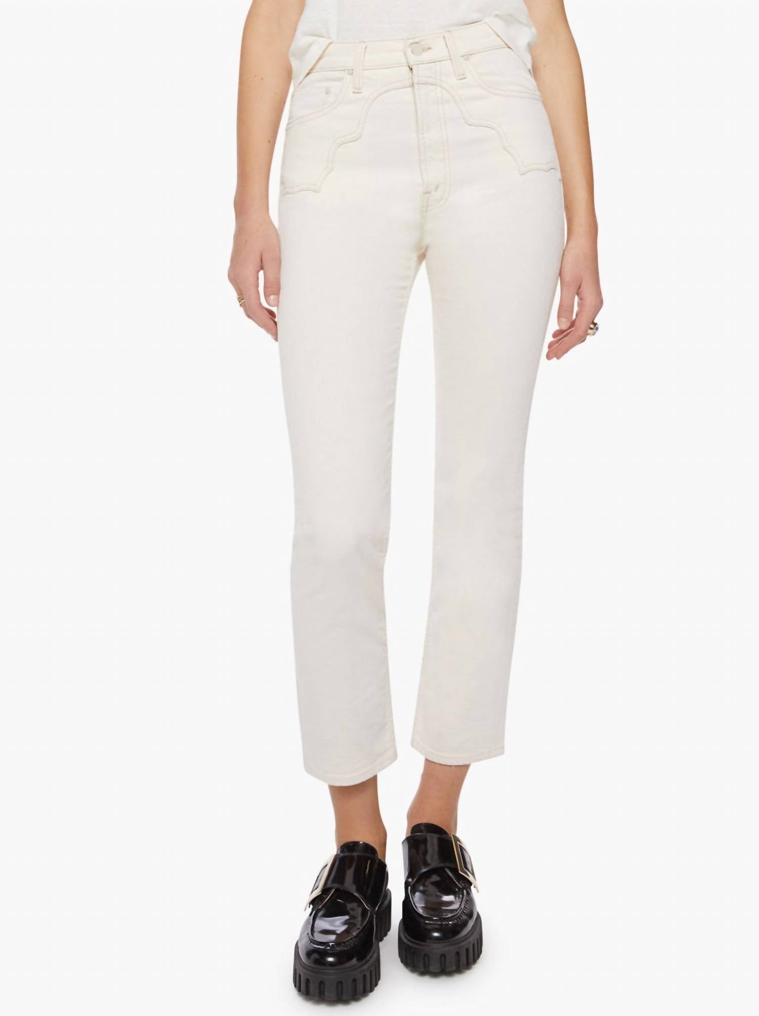 

Джинсы Buckle Bunny Rider Ankle Jeans In Act Natural Mother