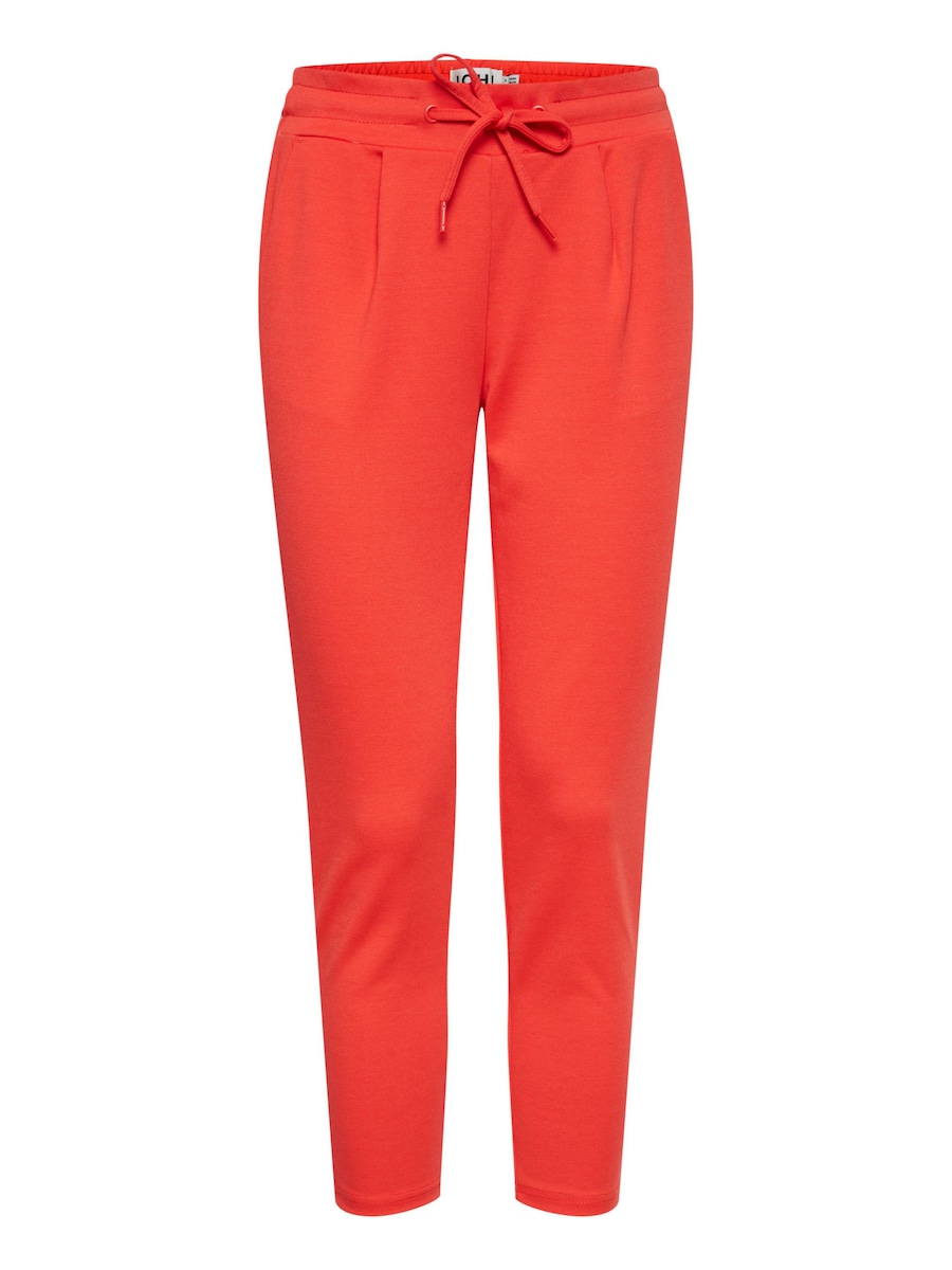 

Зауженные брюки со складками спереди ICHI IHKate, оранжево-красный