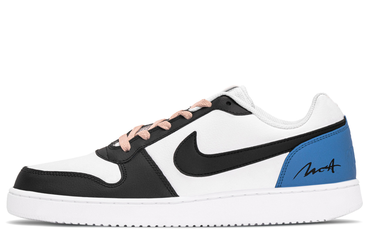 

Nike Кроссовки для скейтбординга EBERNON, износостойкие, дышащие, низкие, мужские, черно-синие