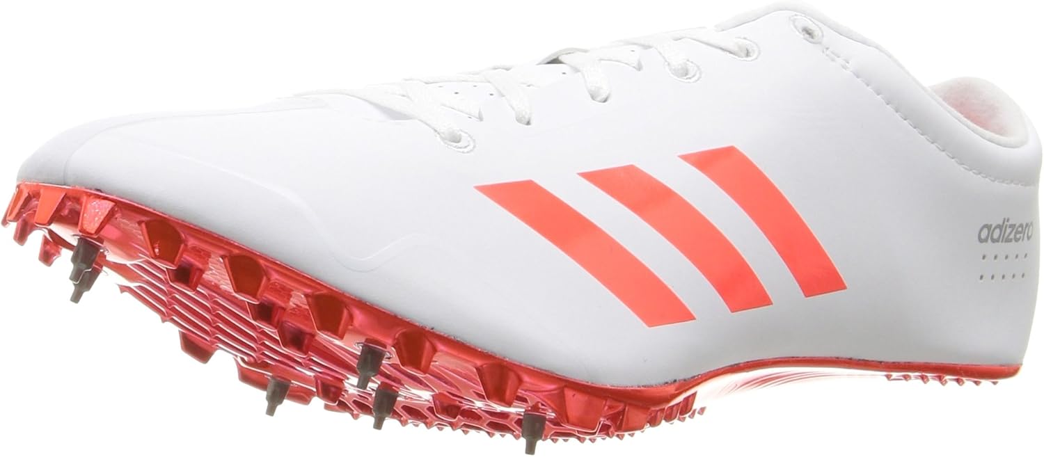 

Кроссовки Adidas Унисекс-взрослые Adizero Prime Sp, белый/красный