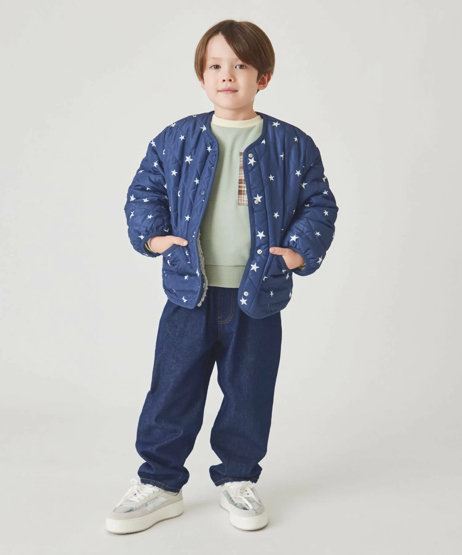 Двусторонняя куртка Ever Closet, Hoshi Navy — фото 3