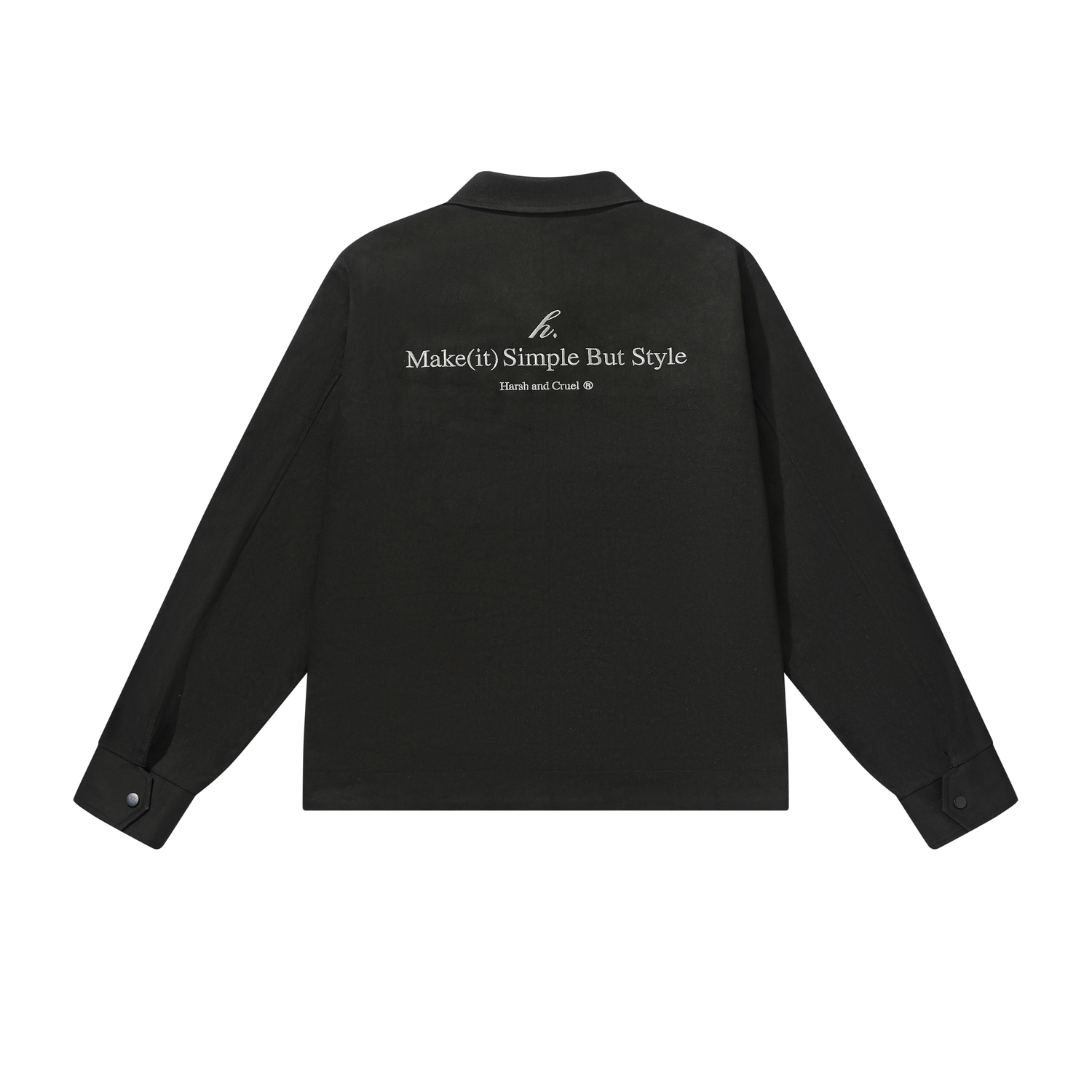 

HARSH AND CRUEL Куртка Unisex, Washed Black