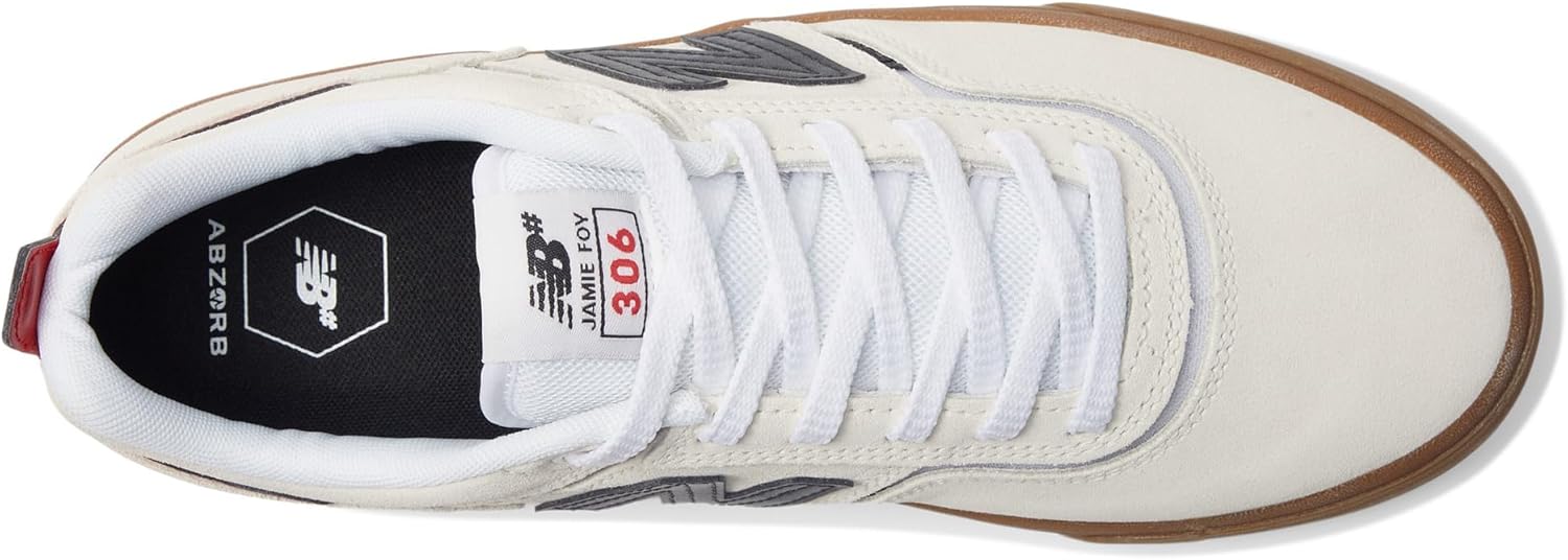 Кроссовки New Balance Unisex Adult 306 Jamie Foy для скейтбординга, белый — фото 2