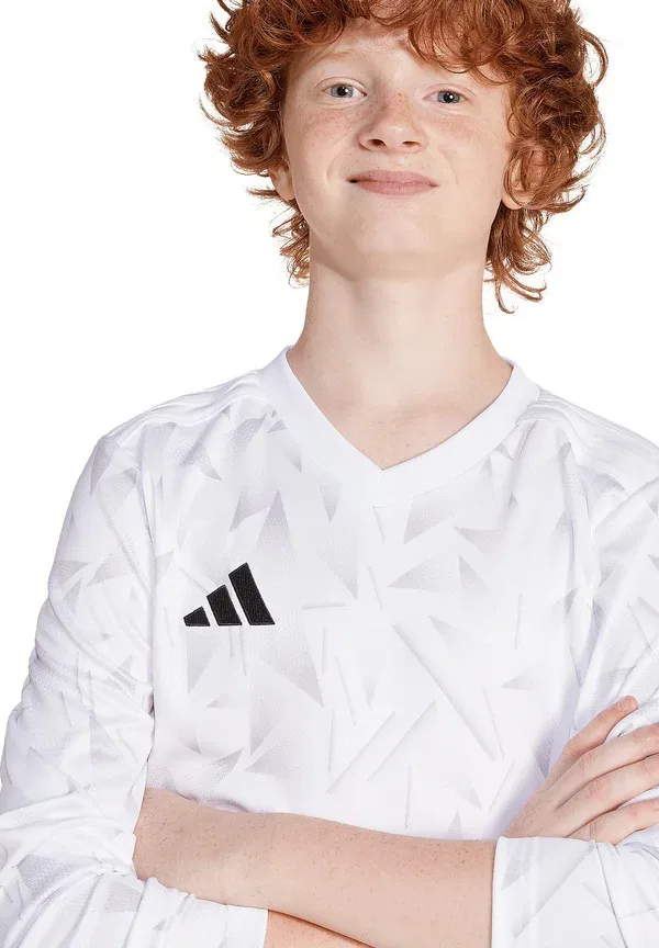 Футбольная лонгслив Adidas Performance, белый — фото 3