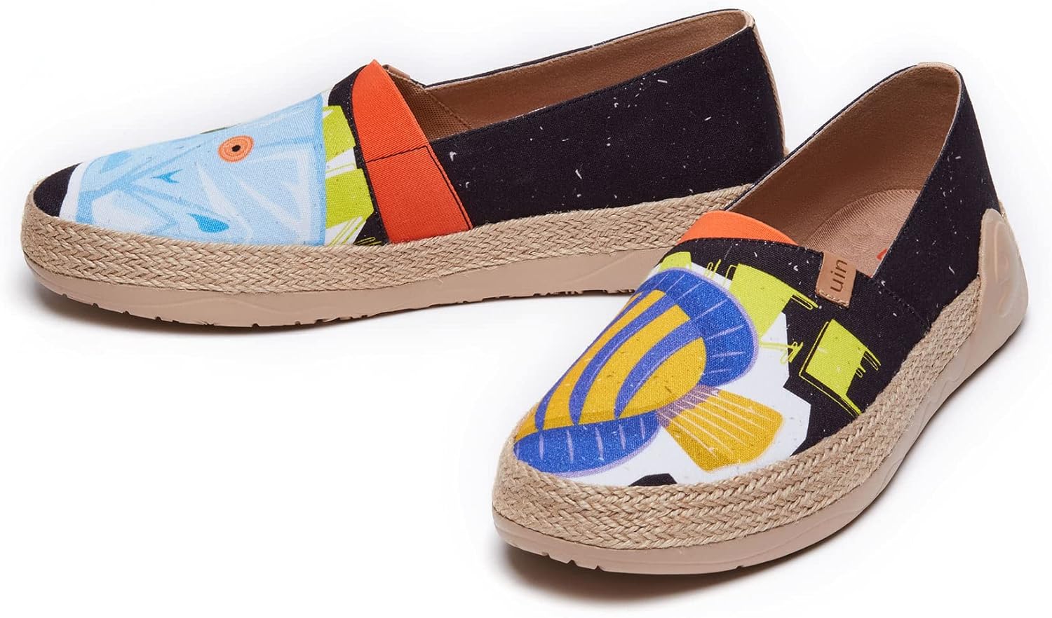 Мужские эспадрильи UIN Slip Ons- легкие прогулочные повседневные лоферы, удобные, с ручной росписью, серия Marbella, Marbellaⅰ-ocean Call 2 — фото 3