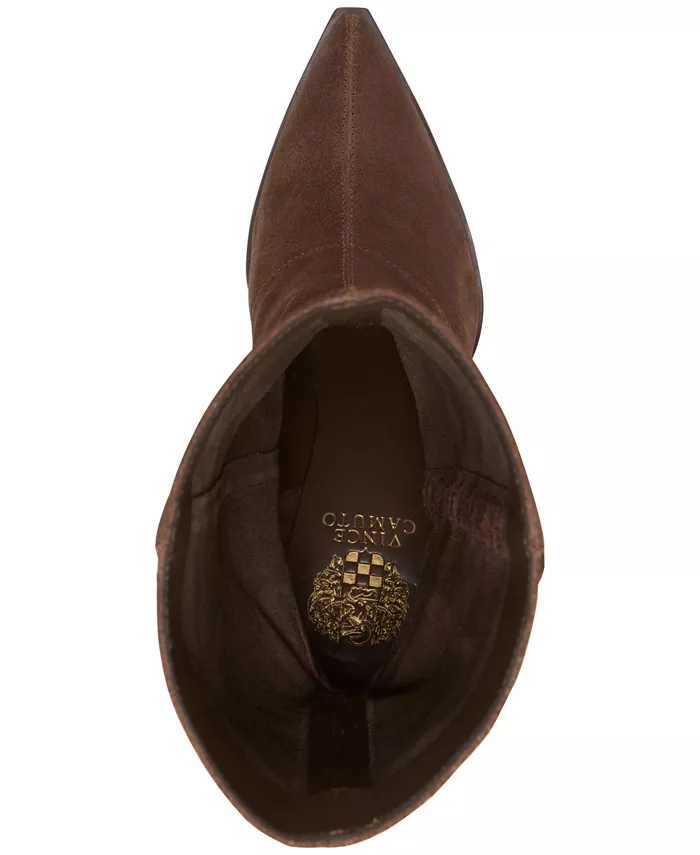 Женские ботинки Lorrys на блочном каблуке Vince Camuto, загар/бежевый — фото 4