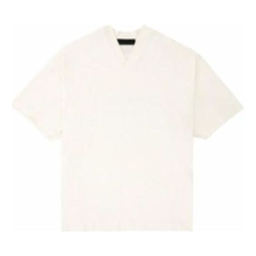 

Футболка Fear of God Essentials FW23 V-Neck T-shirt 'Cloud Dancer', бежевый