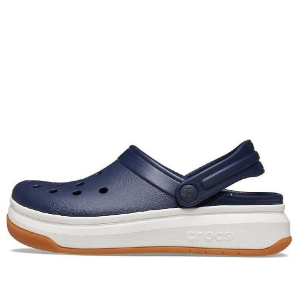 

Сандалии band full force thick sole sandals blue white Crocs, синий