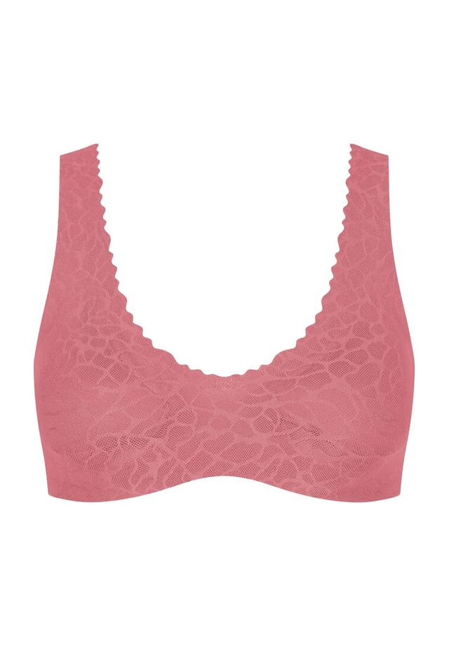 

Бюстгальтер-Бралетт Zero Feel Lace 2.0 с беспроводной поддержкой Sloggi, розовый