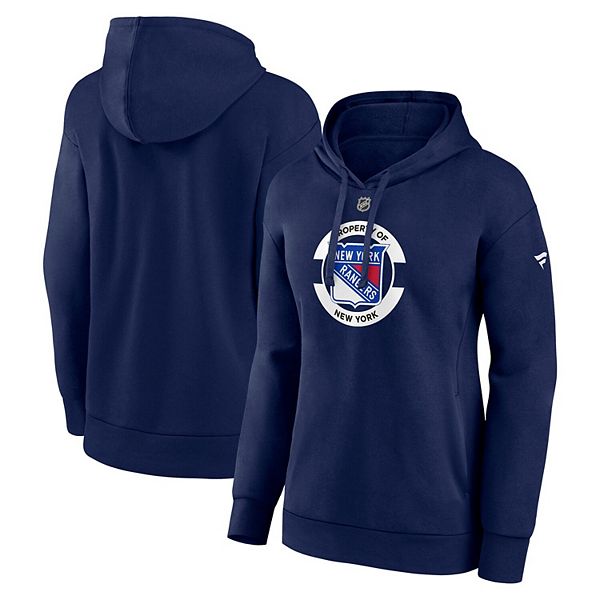 

Женский пуловер-худи New York Rangers Authentic Pro Core Secondary Fleece Fanatics