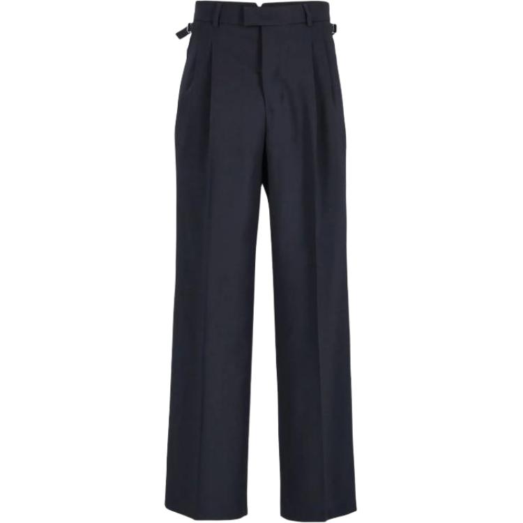 

Ami Paris брюки широкого кроя с пряжкой AMIPARIS, Anthracite