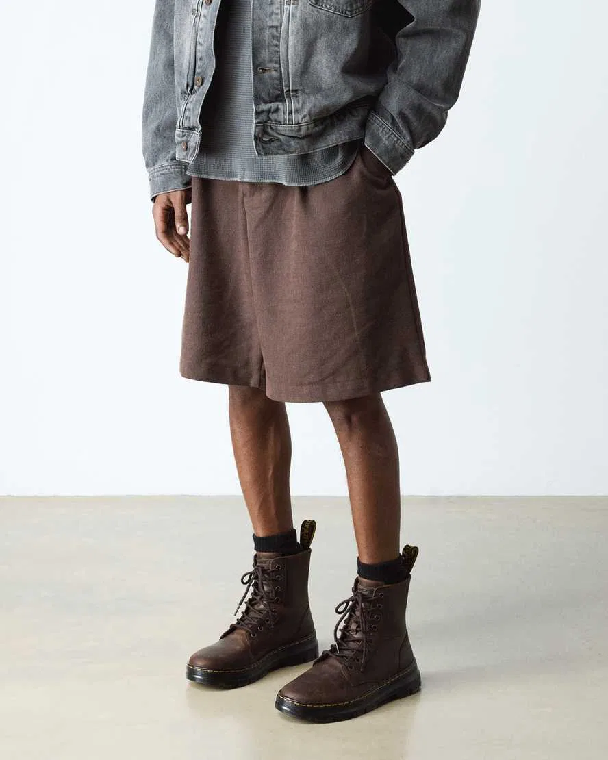 Повседневные кожаные ботинки Combs Crazy Horse Dr Martens, коричневый — фото 3