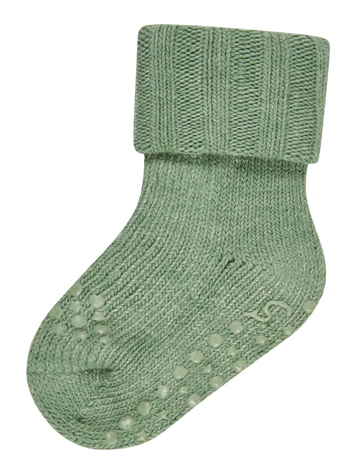

Носки для ползания из АБС-пластика, шерсть, цвет зеленый лист Sterntaler