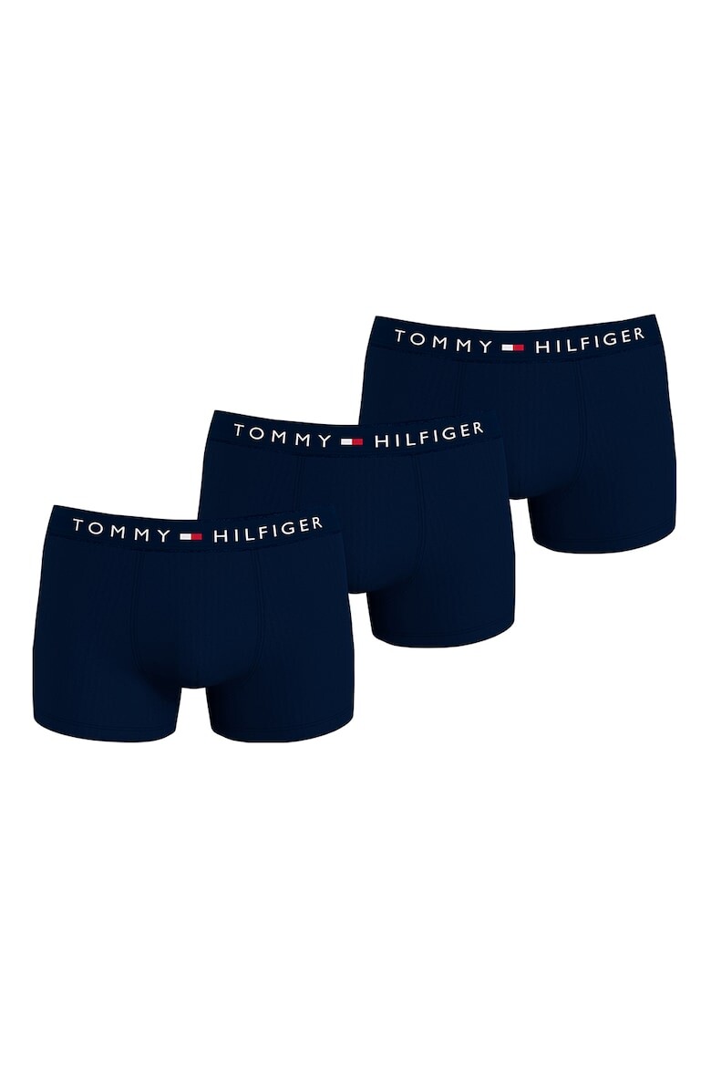 

Боксеры с логотипом, 3 пары Tommy Hilfiger, синий