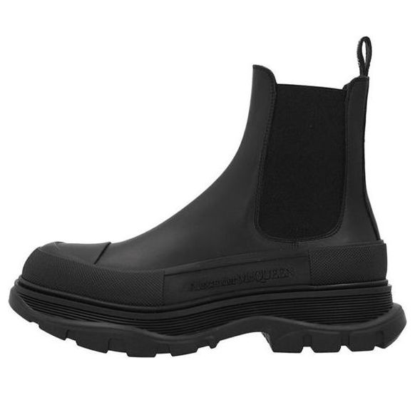 

Кроссовки leather chunky chelsea boots 'black' Alexander Mcqueen, черный