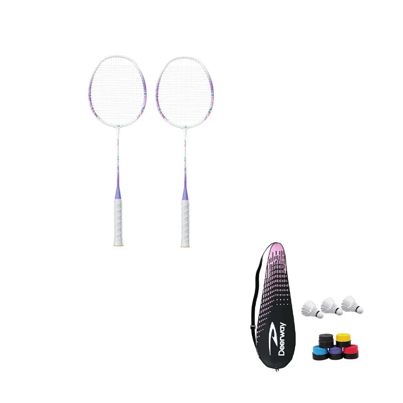 

Ракетка для бадминтона Iron Alloy, контрольного типа, универсальная, для защиты, профессиональная, 3U/G5 DEERWAY, competition model[602 фиолетовый]double rackets