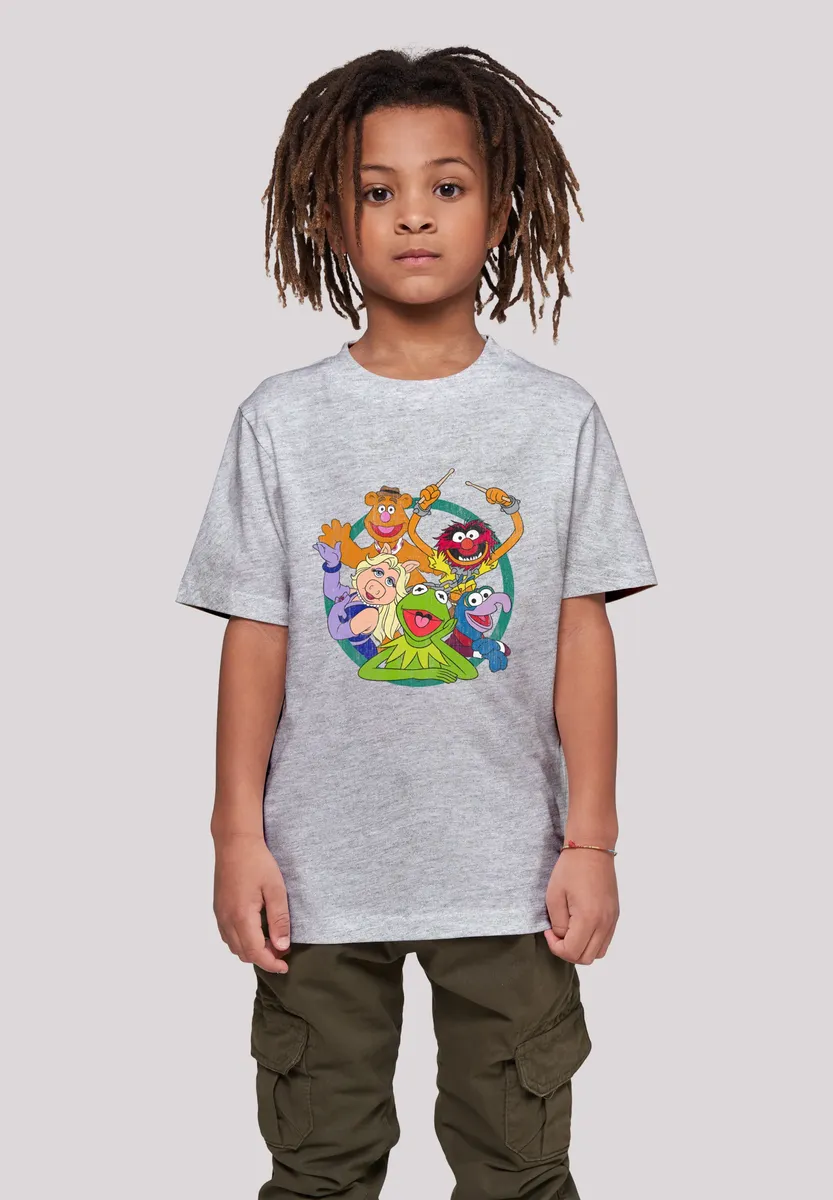 

Футболка F4NT4STIC "Disney The Muppets Group Circle", принт, серый