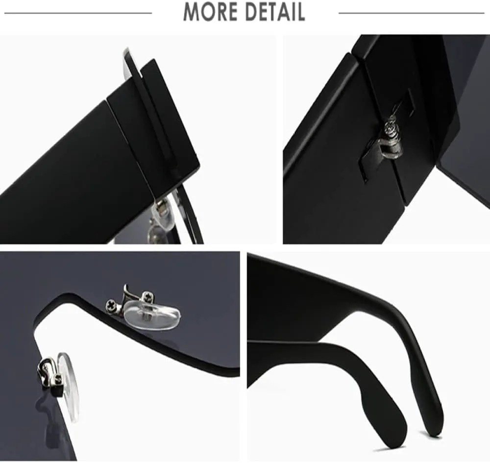 

Солнцезащитные очки 2027 года для мужчин, винтажные, цельные, с градиентной оправой; солнцезащитные очки для женщин, стильные, большие, серо-голубые MTZJH, C03