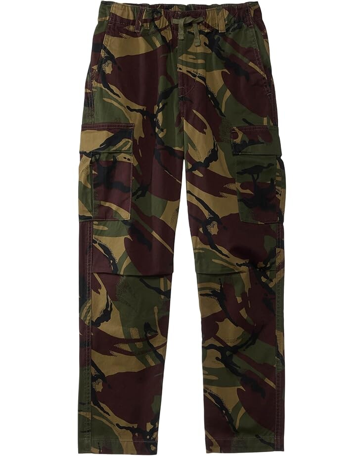 

Брюки Polo Ralph Lauren Kids Slim Fit Camo Stretch Twill Cargo Pants(Big Kid), цвет British Elmwood Camo