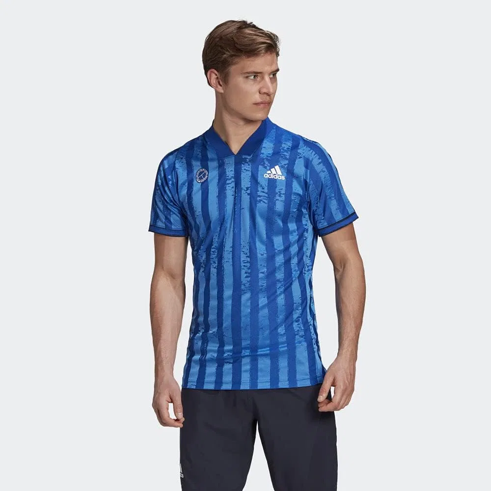Футболка adidas Dynamo Home Youth Replica, Team Royal Blue/White — фото 3
