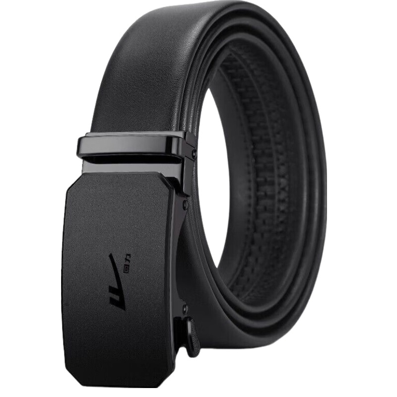 

WARRIOR Модный кожаный ремень для мужчин, Classic Black