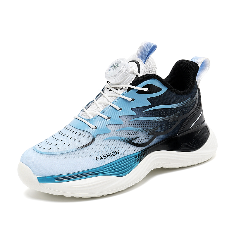 

Кроссовки для бега для детей с низким верхом, устойчивые к истиранию, с отскоком, дышащие, легкие, с амортизацией и поддержкой QIQUDUCK, черный