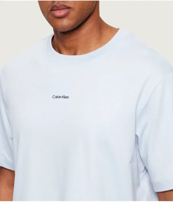 Футболка relaxed fit Calvin Klein, небесно-голубой — фото 4