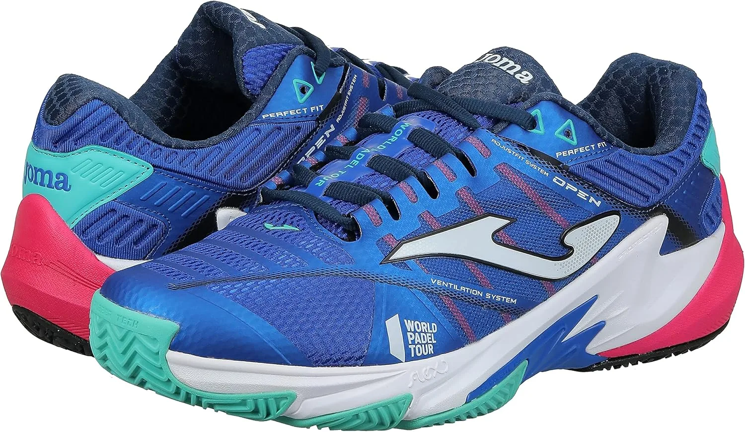 Мужские кроссовки для падела Joma T, теннисные кроссовки для активного отдыха, голубой/бирюзовый — фото 2