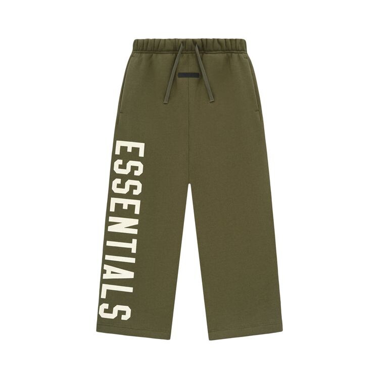 

Спортивные брюки Fear of God Essentials Kids Fleece Relaxed Sweatpant Military, зеленый