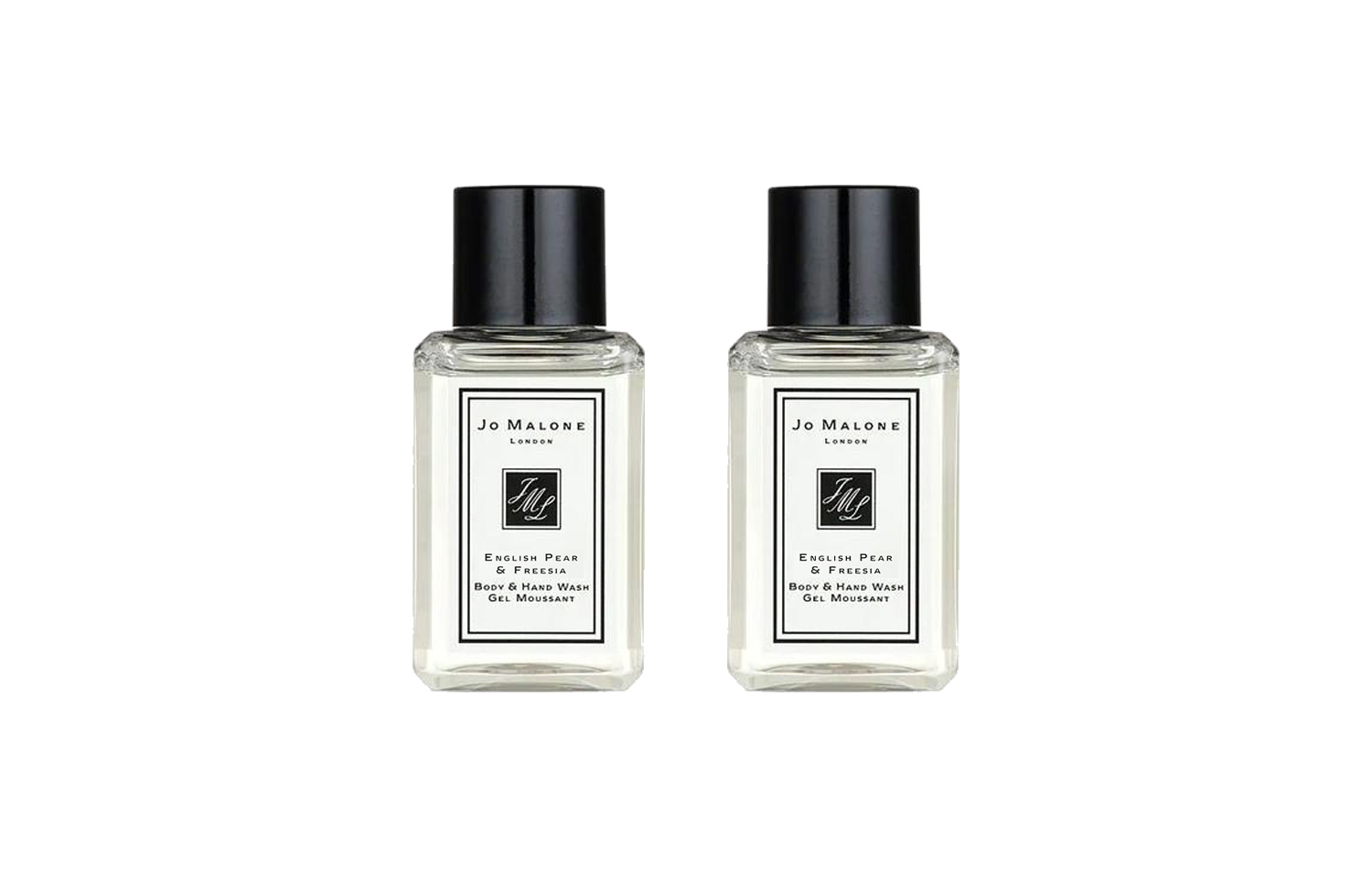 

Jo Malone London ZUMALONG UK гель для душа с ароматом груши и фрезии, зеленого лимона и базилика с цитрусами, колокольчика, очищающий, 15мл*2