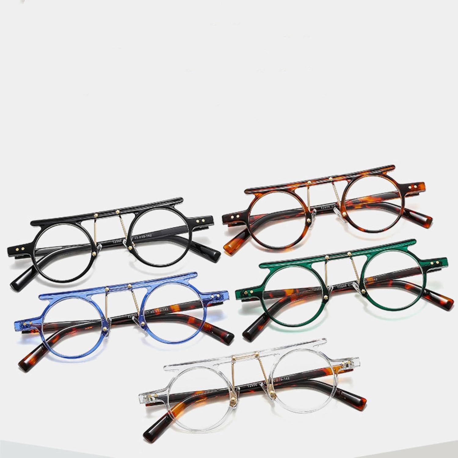 

Солнцезащитные очки с защитой от УФ-излучения UV400 | Маленькие круглые панк-очки, светло-серые | Для женщин и мужчин, для занятий спортом на открытом воздухе и вождения DSVIGF, Black