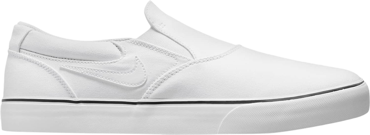 

Кроссовки Nike Chron 2 Slip SB 'Triple White', белый