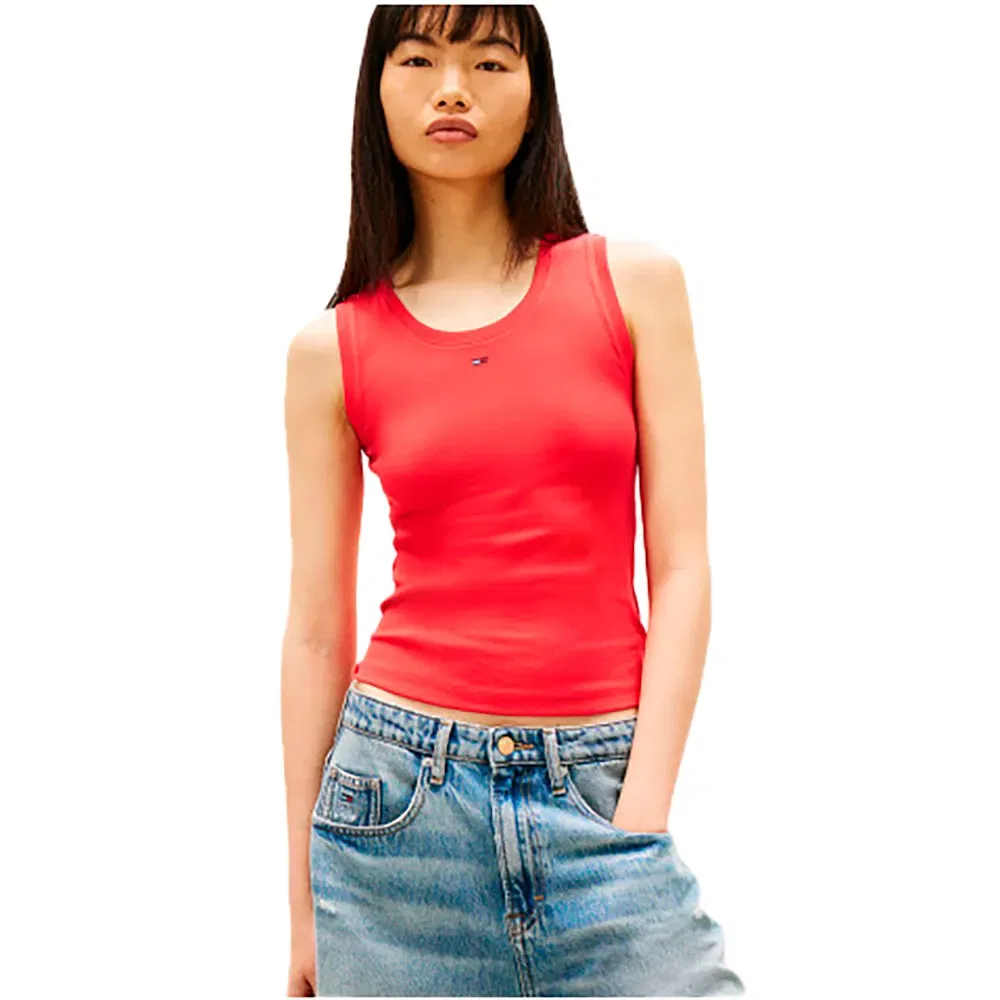 Топ без рукавов DW0DW20673 Tommy Hilfiger, красный