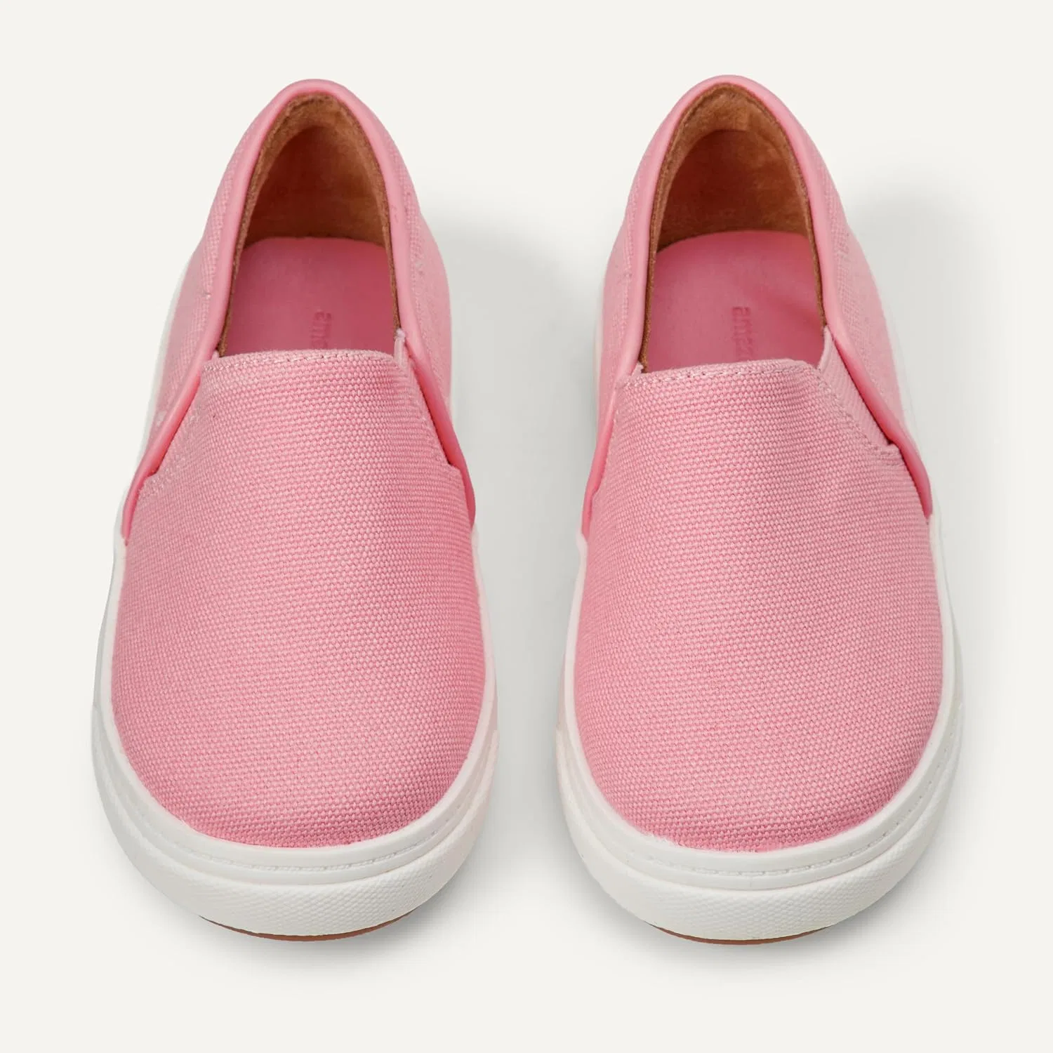 Детские кеды-слипоны из холста для девочек Amazon Essentials, Pink Canvas — фото 4