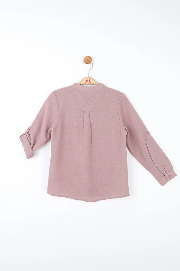 Детская рубашка для мальчиков с длинным рукавом Nk Kids, Rose Dry — фото 2