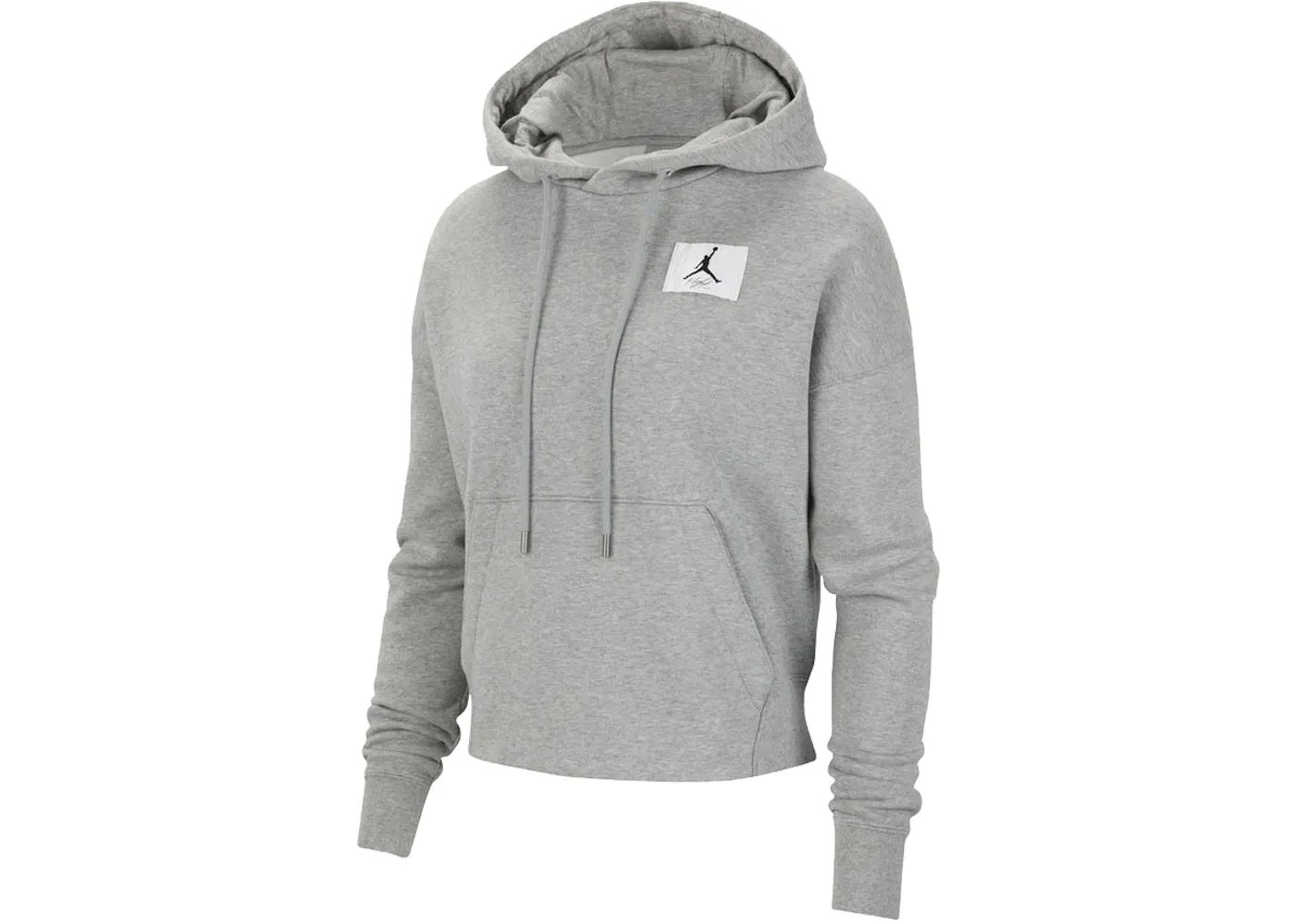 Женская худи с принтом Jordan Dark Grey Heather