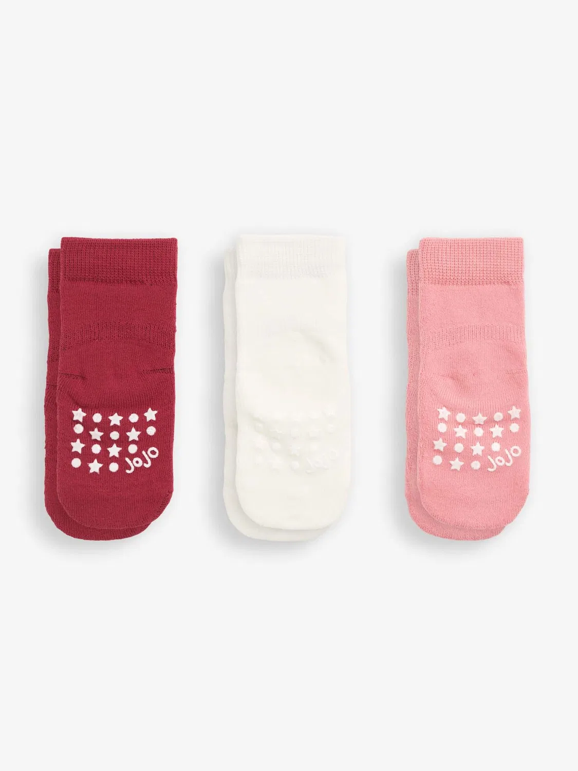 Носки JoJo Maman Bébé Extra Thick, 3 пары, ягодно-розовый