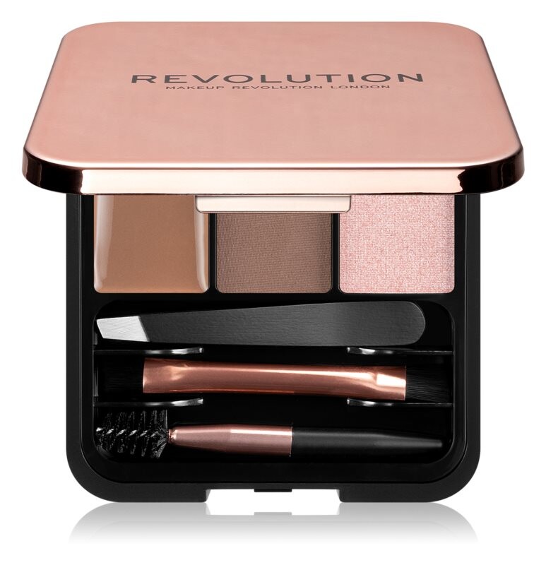 

Набор для укладки бровей Makeup Revolution Brow Sculpt Kit, оттенок Brown 2.2 г
