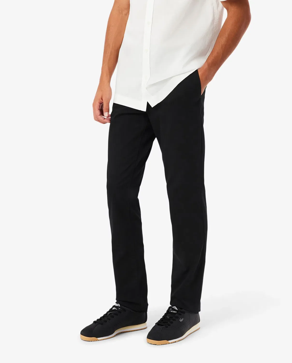Спортивные штаны-джоггеры Lacoste Negro, мужские, зауженный крой — фото 3