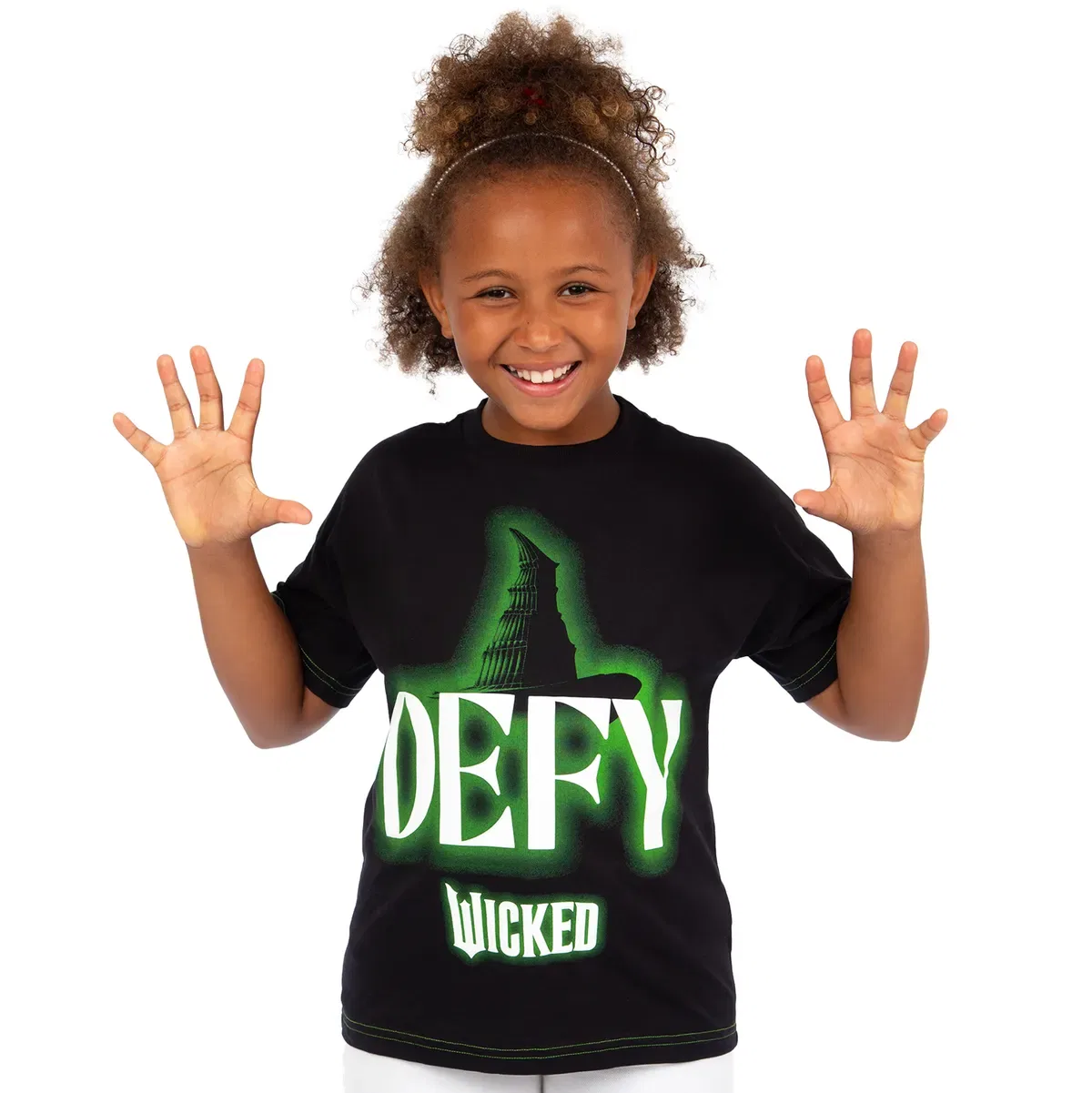 Футболка с принтом Elphaba Defy Wicked, Black — фото 3